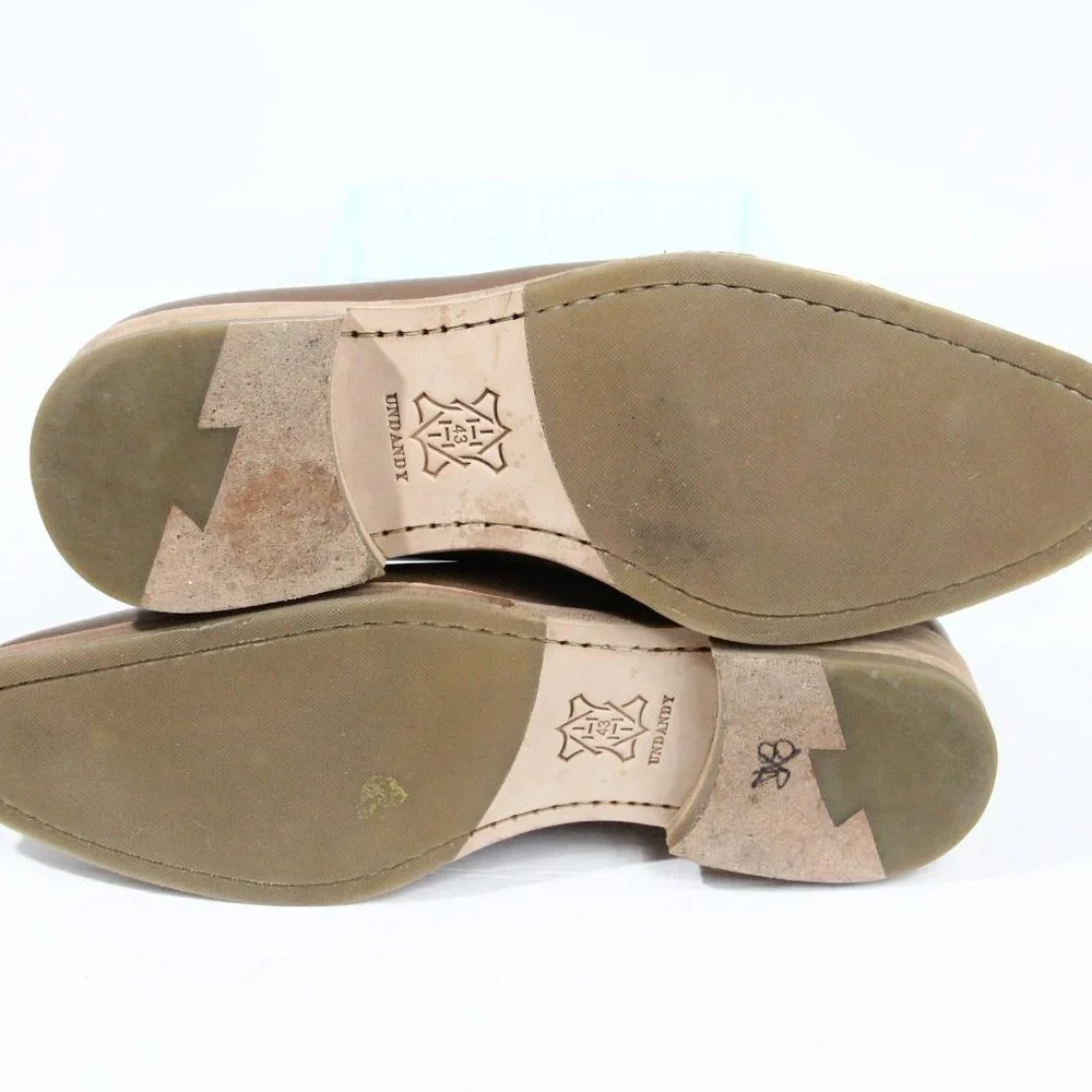 Mens Leather Loafer Eu 43 Slip on Shoes Business Casual work Hand Made Undandy